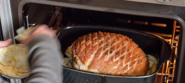 Schweinsbraten mit Kruste