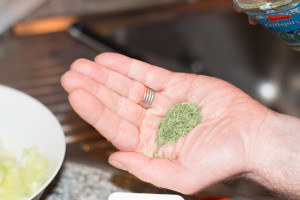 Eine Hand voll Dill